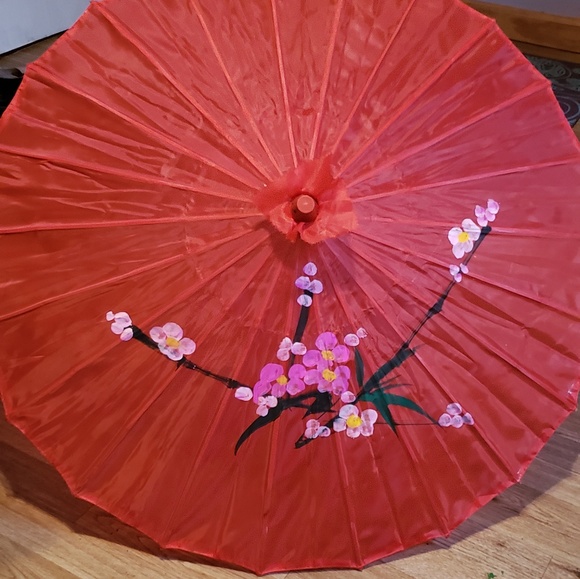 Mini hand painted Parasol - Picture 2 of 7